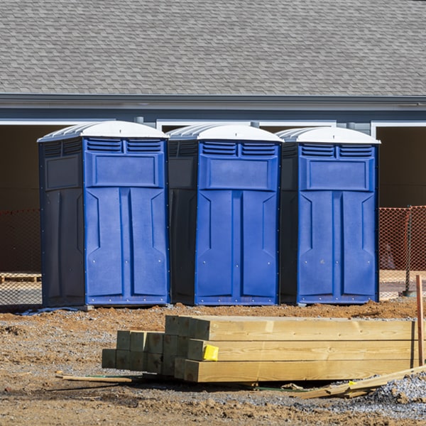 are there any restrictions on where i can place the portable toilets during my rental period in West Carson
